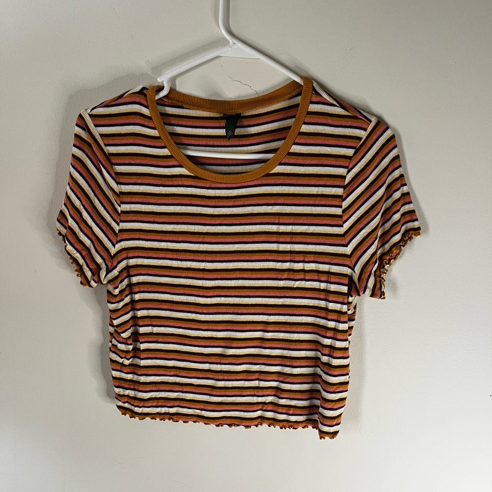 Wild Fable Striped Crop | XXL